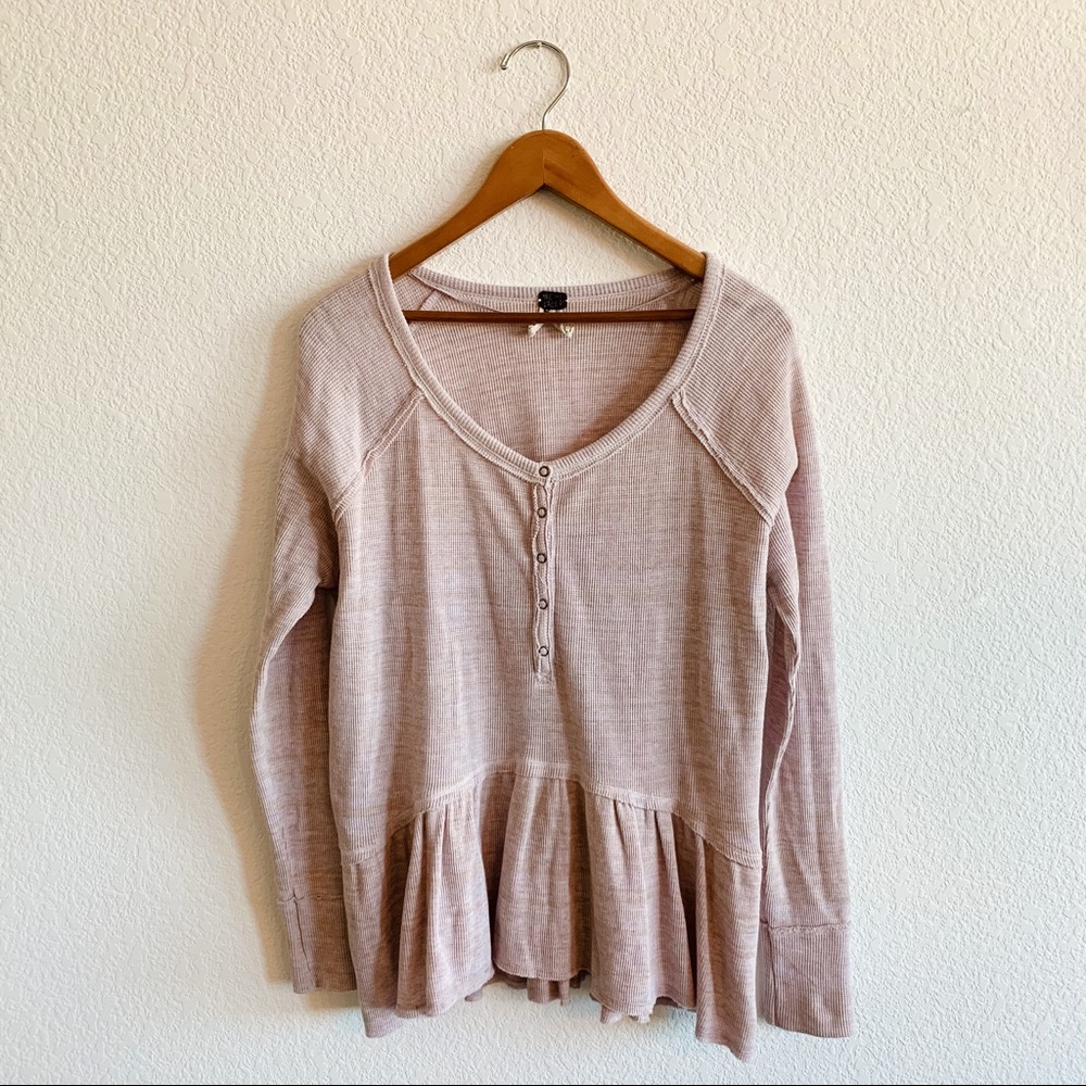 Free People Thermal Henley